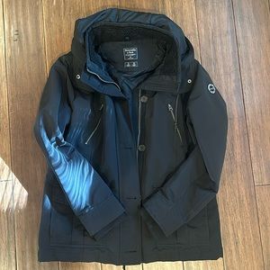 EUC XL Black Abercrombie & Fitch Cargo Ski Jacket
